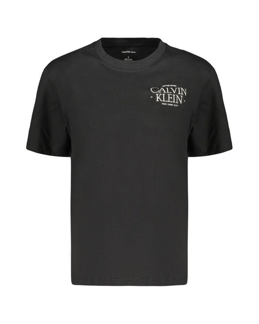 Calvin Klein Black Cotton Women's T-Shirt