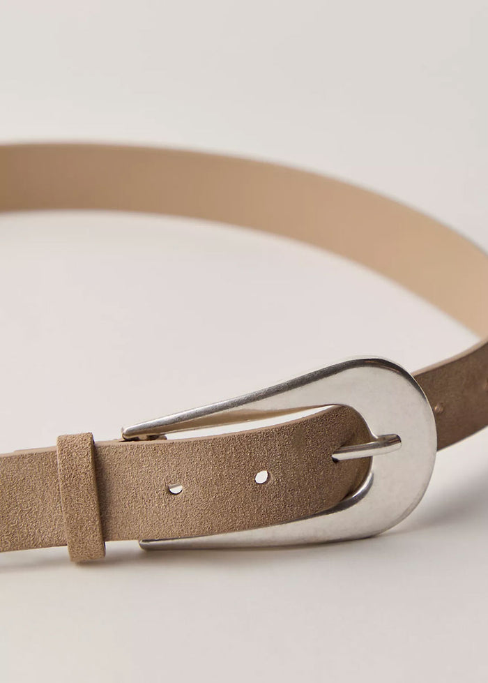 Cannon Suede Belt - Biscotti