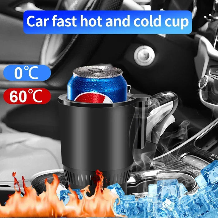 Car Cup Warmer 2-in-1 Travel Heat Cooler!