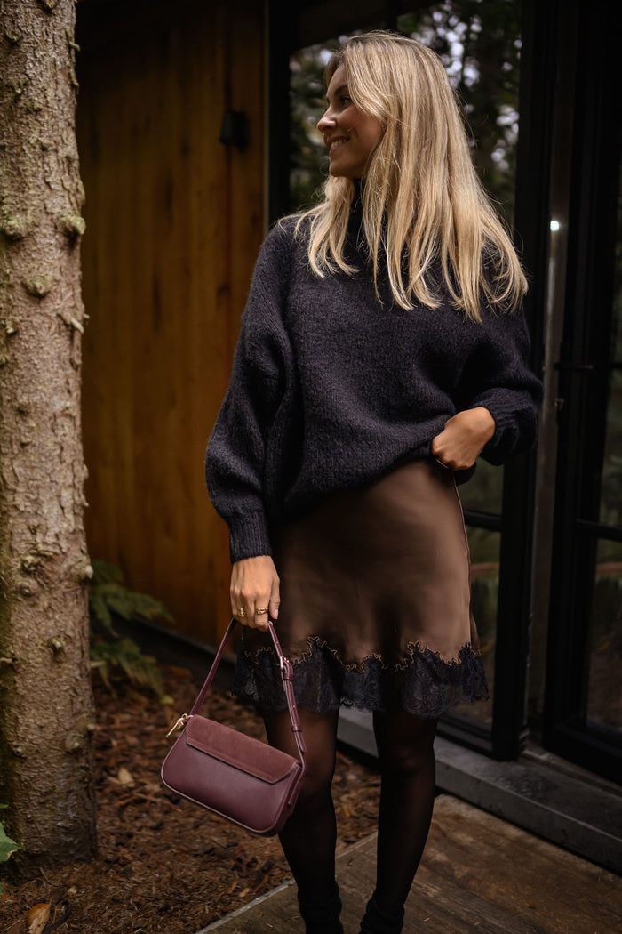 Chocolate Evela Skirt