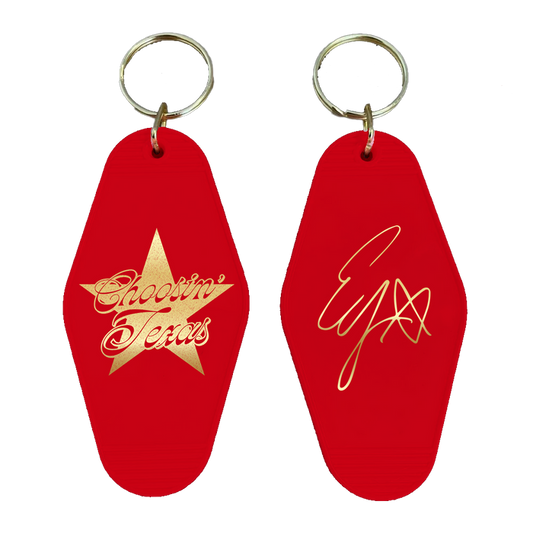 Choosin' Texas Motel Room Keychain