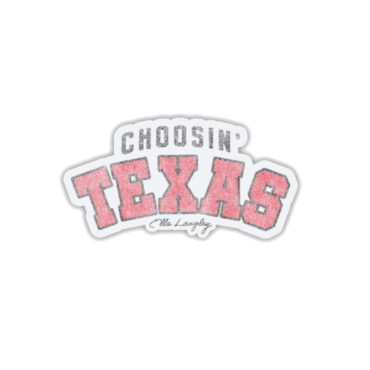 Choosin' Texas Sticker (Red)