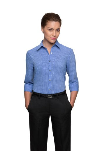 City Stretch Spot: 3/4 Sleeve Shirt 2172