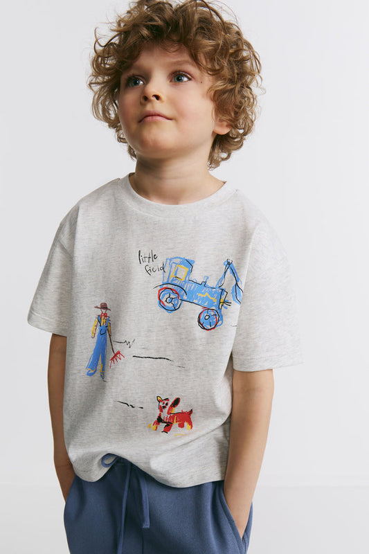 LIGHT GREY MELANGE