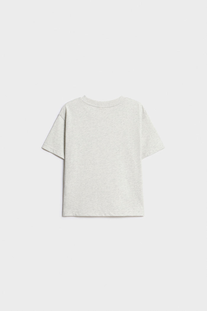 LIGHT GREY MELANGE