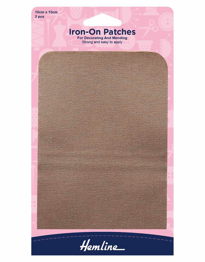 Cotton Twill Iron-On Mending Patches