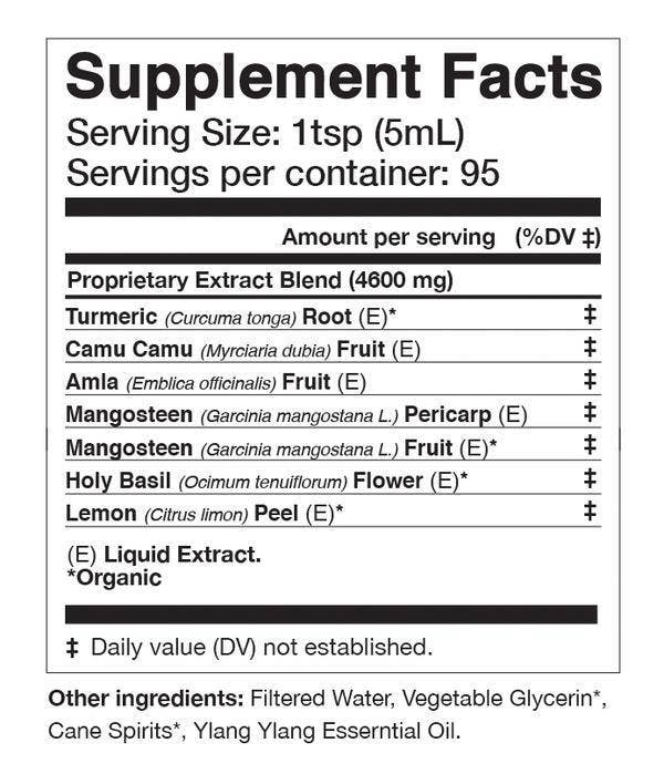 CURAM Elixir | Anti-Inflammatory + Vitamin C: 4 oz.