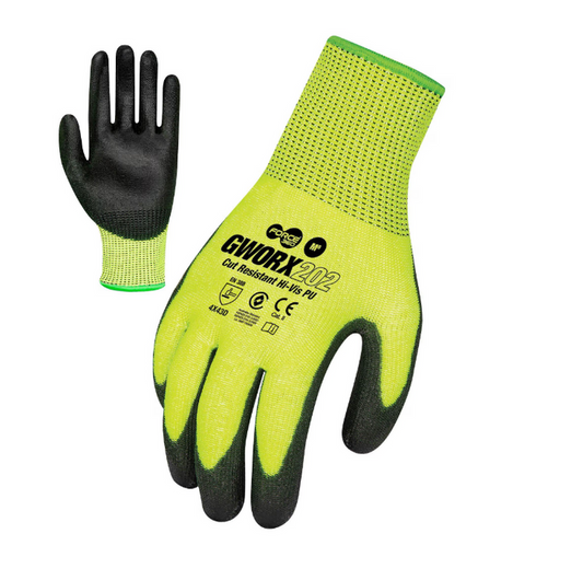 Cut Resistant PU Hi-vis
