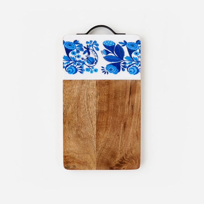Cutting Board Blue & White