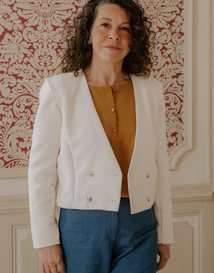 Damas Spencer Jacket Sewing Pattern, Maison Fauve