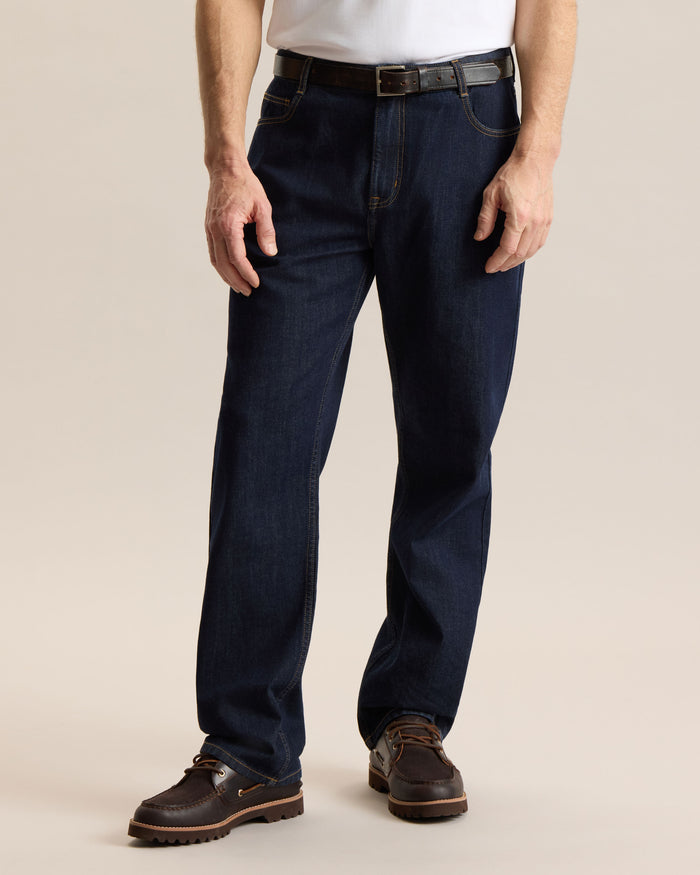 DARK INDIGO STRAIGHT LEG DENIM