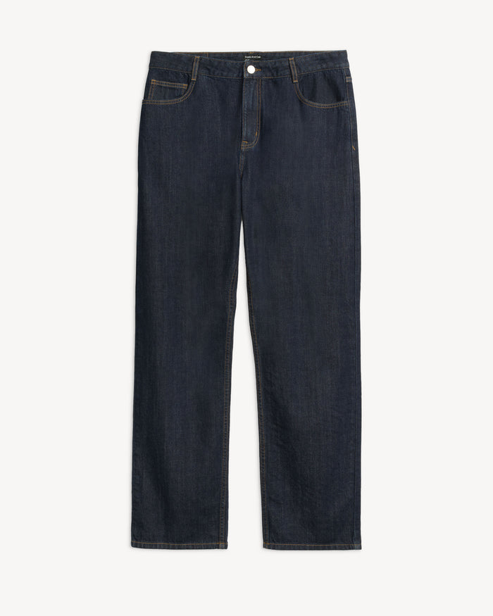 DARK INDIGO STRAIGHT LEG DENIM