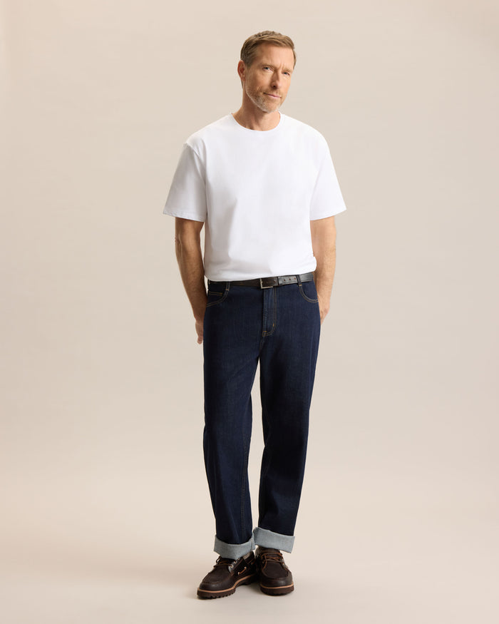 DARK INDIGO STRAIGHT LEG DENIM