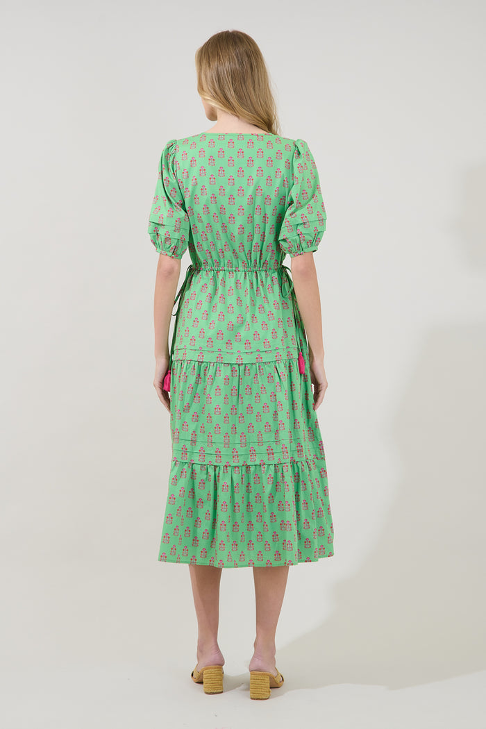 Darley Tiered Midi Dress Raidy Floral