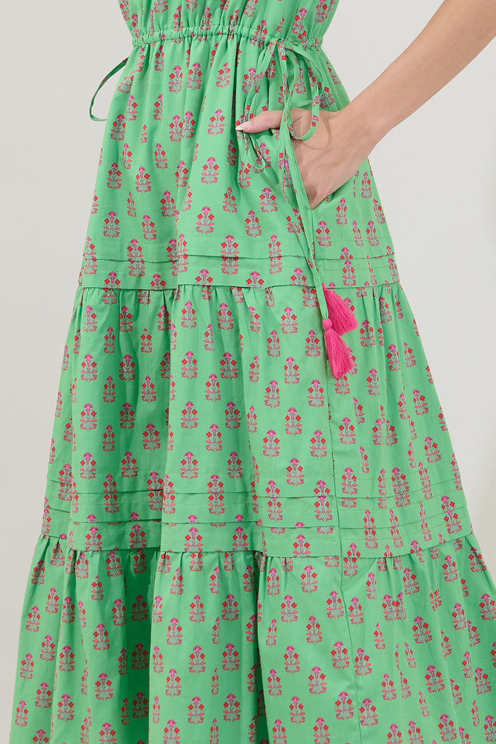 Darley Tiered Midi Dress Raidy Floral