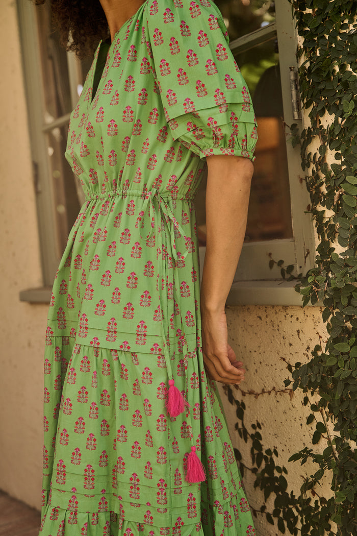 Darley Tiered Midi Dress Raidy Floral