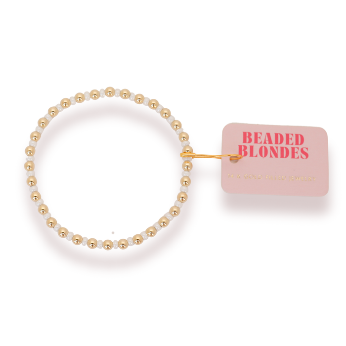 Demi White Bracelet