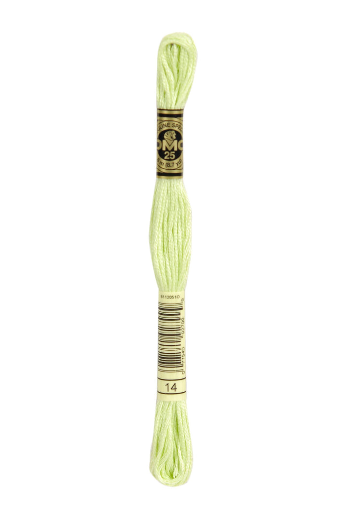 DMC: Moulin Spcial: Embroidery Thread shades of green: 100% Cotton, 8m