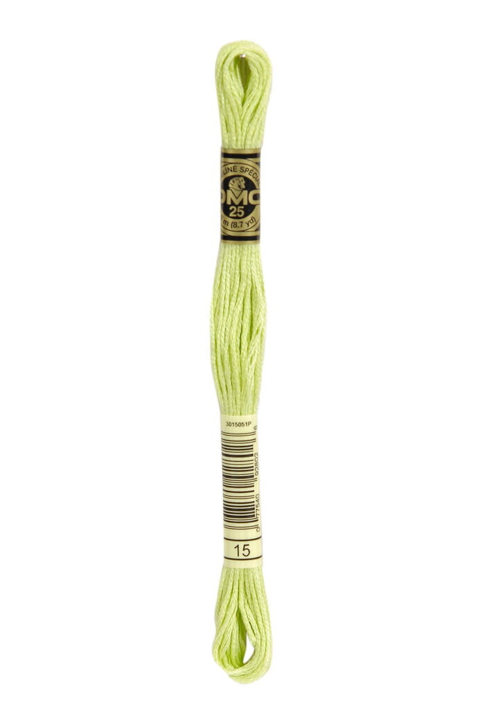 DMC: Moulin Spcial: Embroidery Thread shades of green: 100% Cotton, 8m