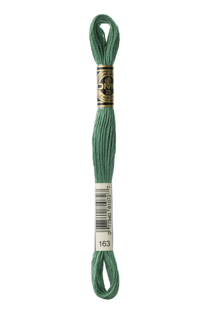 DMC: Moulin Spcial: Embroidery Thread shades of green: 100% Cotton, 8m