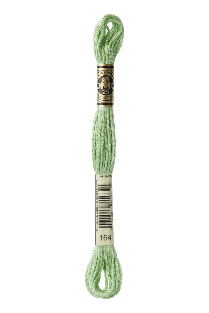 DMC: Moulin Spcial: Embroidery Thread shades of green: 100% Cotton, 8m