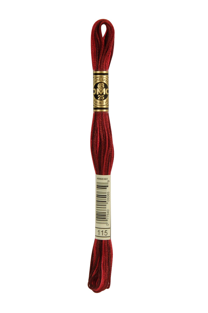 DMC: Moulin Spcial: Embroidery Thread: Shades Of Red: 100% Cotton, 8m