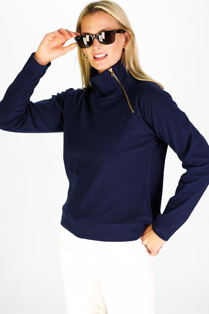 Duffield Lane Bowen Sport Edition Sweatshirt  - Navy