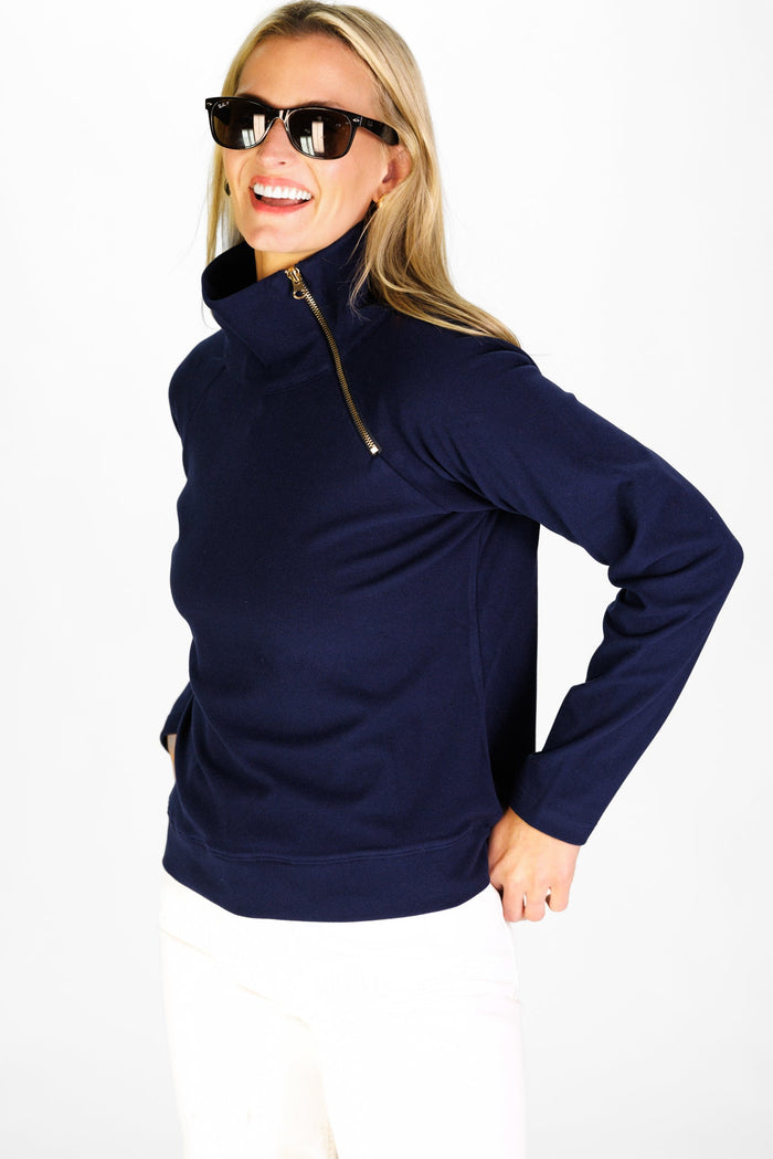 Duffield Lane Bowen Sport Edition Sweatshirt  - Navy