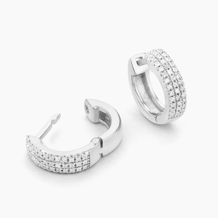 Earrings Three Ways to Shine Hoop Waterproof