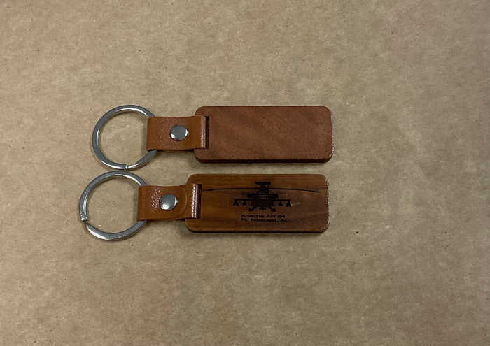 Engraved Wooden Keychain