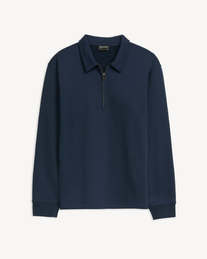 ESSENTIAL QUARTER ZIP SWEATSHIRT