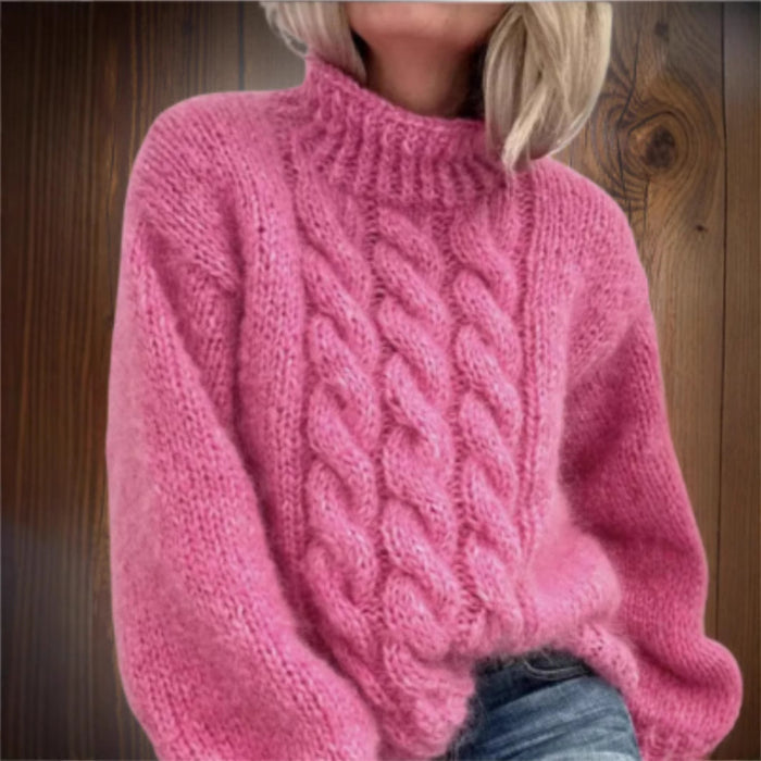 European & American Women's Turtleneck Sweater