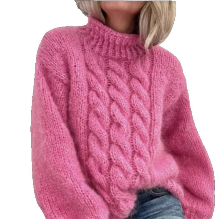 European & American Women's Turtleneck Sweater