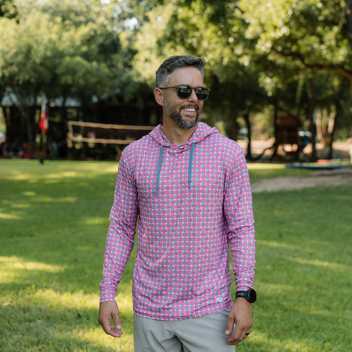 Father and Son Bundle - Performance Hoodie - American Flag Print