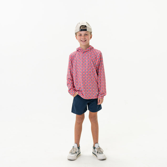 Father and Son Bundle - Performance Hoodie - American Flag Print