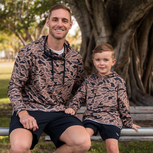 Father and Son Bundle - Performance Hoodie - Gauge Camo