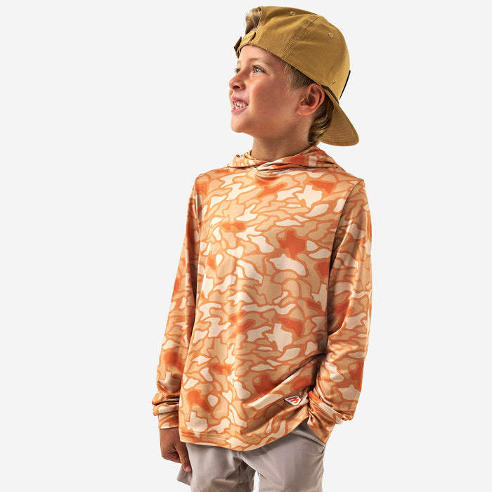 Father and Son Bundle - Performance Hoodie - Orange Texas Camo