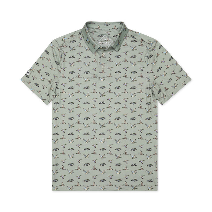 Father and Son Bundle - Performance Polo - Flying Ducks Green