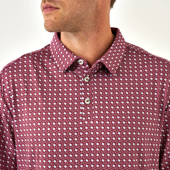 Father and Son Bundle - Performance Polo - Texas Maroon & Grey