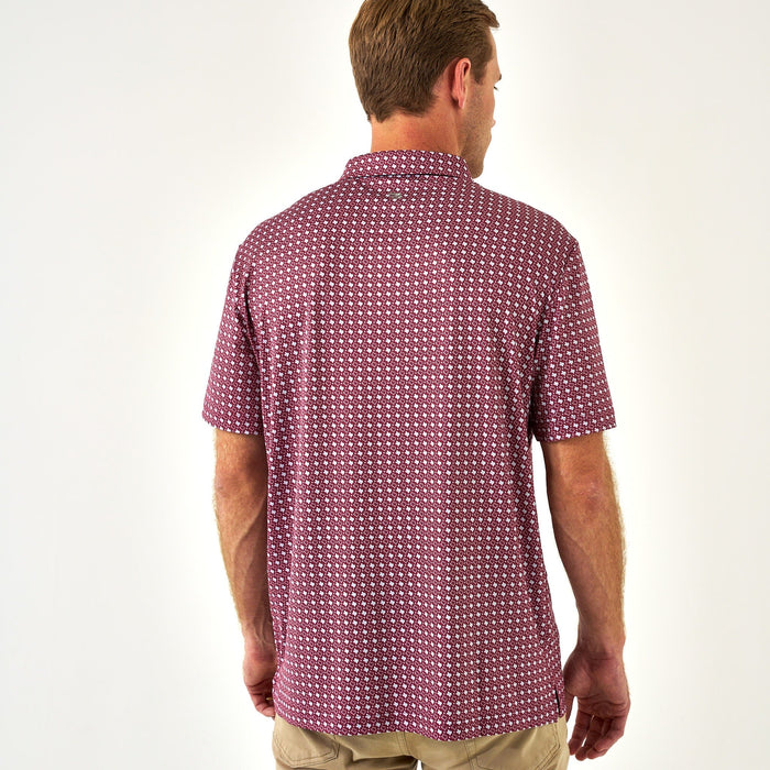 Father and Son Bundle - Performance Polo - Texas Maroon & Grey