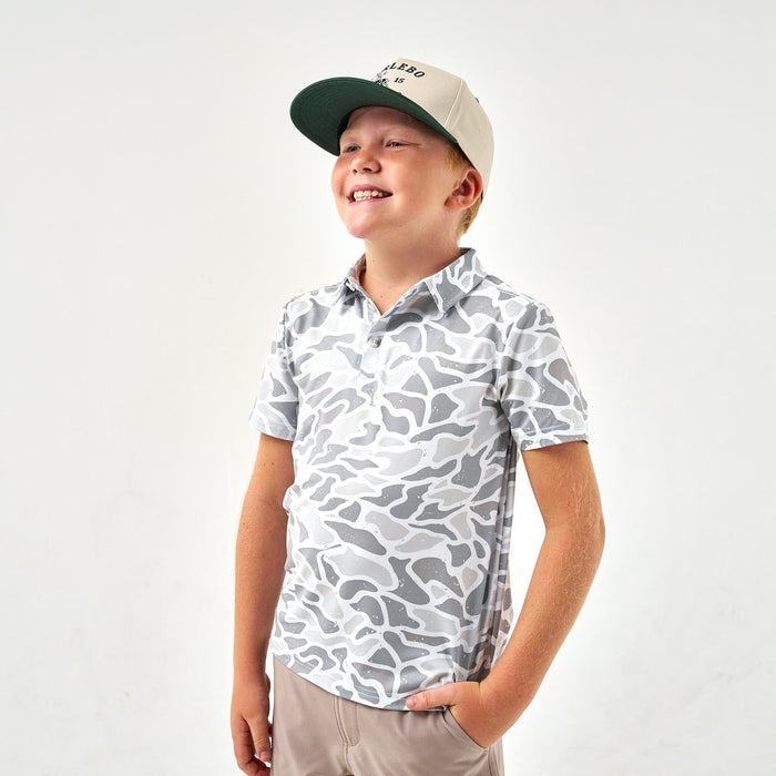 Father and Son Bundle - Performance Polo - White Camo