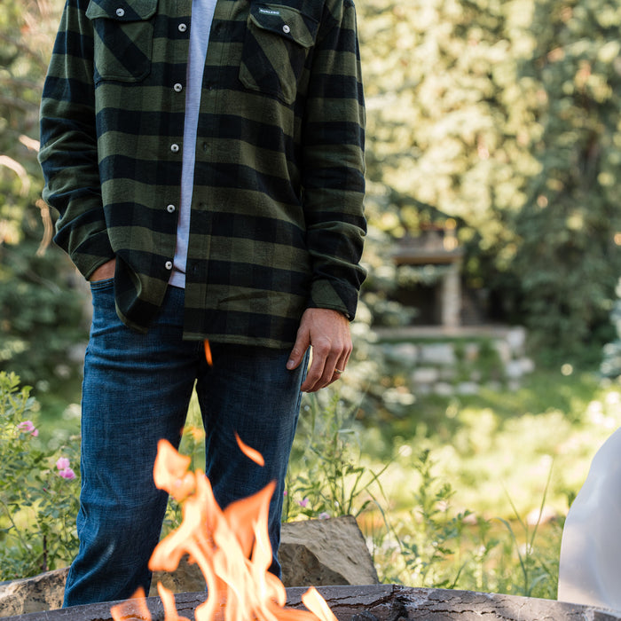 Flannel Shirt - Mallard Green Plaid