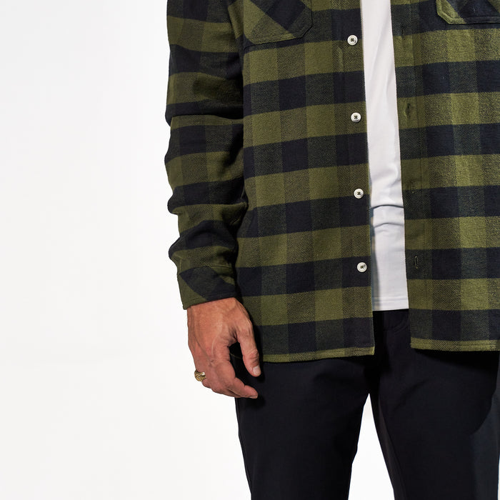 Flannel Shirt - Mallard Green Plaid