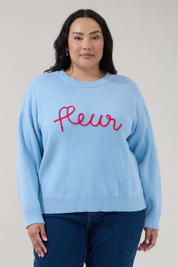 Fleur Crewneck Sweater Curve