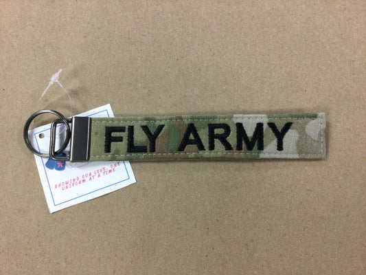 FLY Army Keychain
