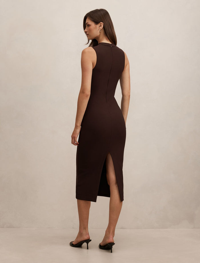 Frankie High Neck Keyhole Bodycon Dress Forever New