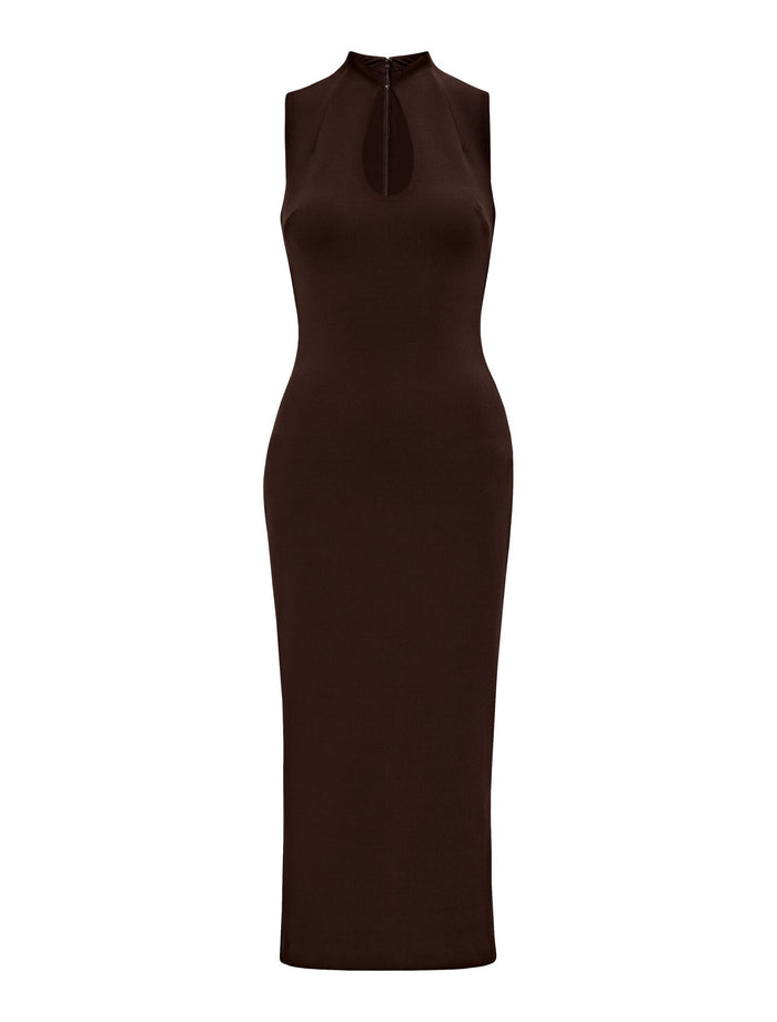 Frankie High Neck Keyhole Bodycon Dress Forever New