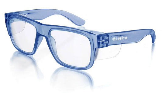 Fusions Blue Frame Clear Lens FBLC100