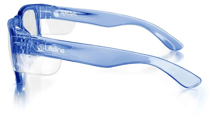 Fusions Blue Frame Clear Lens FBLC100