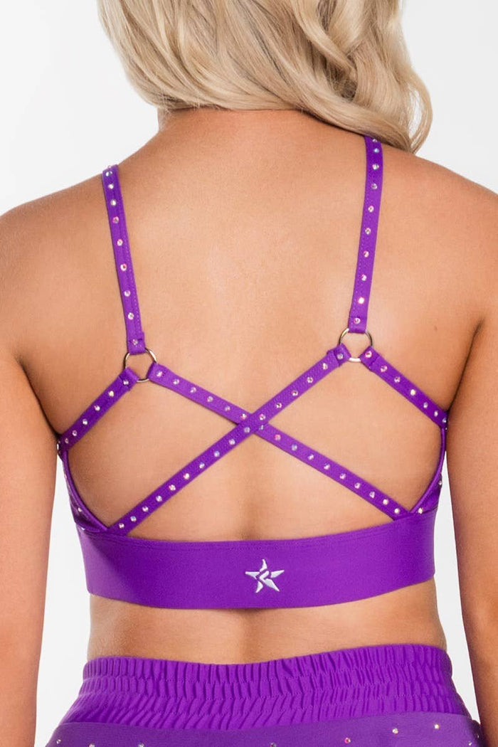 Gilmore Sports Bra in Purple